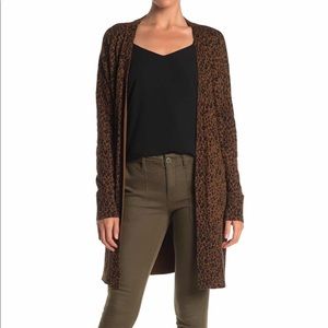🆕 Nordstrom Sanctuary Leopard Mid-Length Cardigan